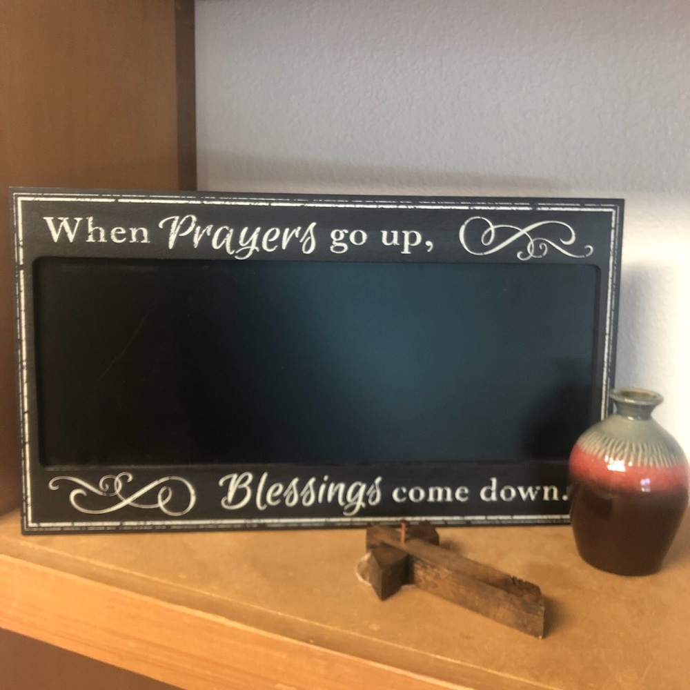 Medium Sized Prayers Blackboard